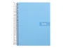 Liderpapel Cuaderno Espiral A4 Crafty Cuadriculado 4mm Celeste