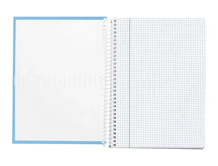 Liderpapel Cuaderno Espiral A4 Crafty Cuadriculado 4mm Celeste Liderpapel Cuaderno Espiral A4 Crafty Cuadriculado 4mm Celeste