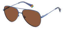 Polaroid PLD-6187-S-MVU-HE Gafas de sol aviador con cristal cobre polarizado
