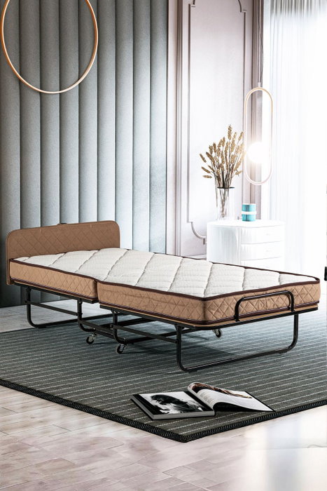 Hanah Home Cama Plegable Supreme Niron Blanco y Negro 90x200cm. Máximo confort y soporte ortopédico. Diseño que ahorra espacio. Hanah Home Cama Plegable Supreme Niron Blanco y Negro 90x200cm. Máximo confort y soporte ortopédico. Diseño que ahorra espacio.