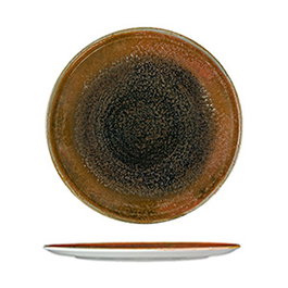 Magma Plato Llano de Porcelana para Vajilla, Diámetro 25 cm (Set de 6)