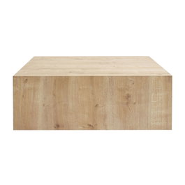 Hanah Home Prizma Mesa de Centro, Roble Zafiro (Sapphire Oak), 90x90x35 cm, MDF 18mm