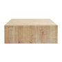 Hanah Home Prizma Mesa de Centro, Roble Zafiro (Sapphire Oak), 90x90x35 cm, MDF 18mm