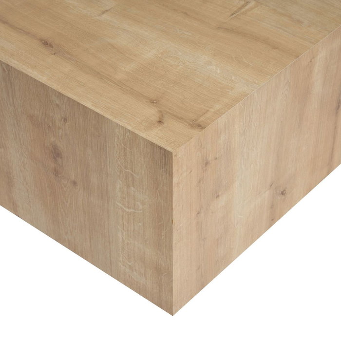 Hanah Home Prizma Mesa de Centro, Roble Zafiro (Sapphire Oak), 90x90x35 cm, MDF 18mm Hanah Home Prizma Mesa de Centro, Roble Zafiro (Sapphire Oak), 90x90x35 cm, MDF 18mm