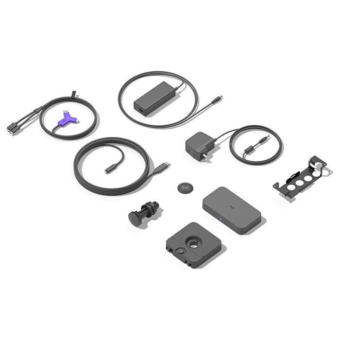 Logitech Swytch Hub - Hub USB-C con 2 Puertos HDMI 2.0, 3 USB 3.2 y 2 USB-C, Alimentación USB PD de 60W, Color Grafito, para Windows y macOS