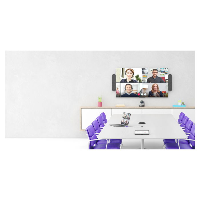 Logitech Swytch Hub - Hub USB-C con 2 Puertos HDMI 2.0, 3 USB 3.2 y 2 USB-C, Alimentación USB PD de 60W, Color Grafito, para Windows y macOS