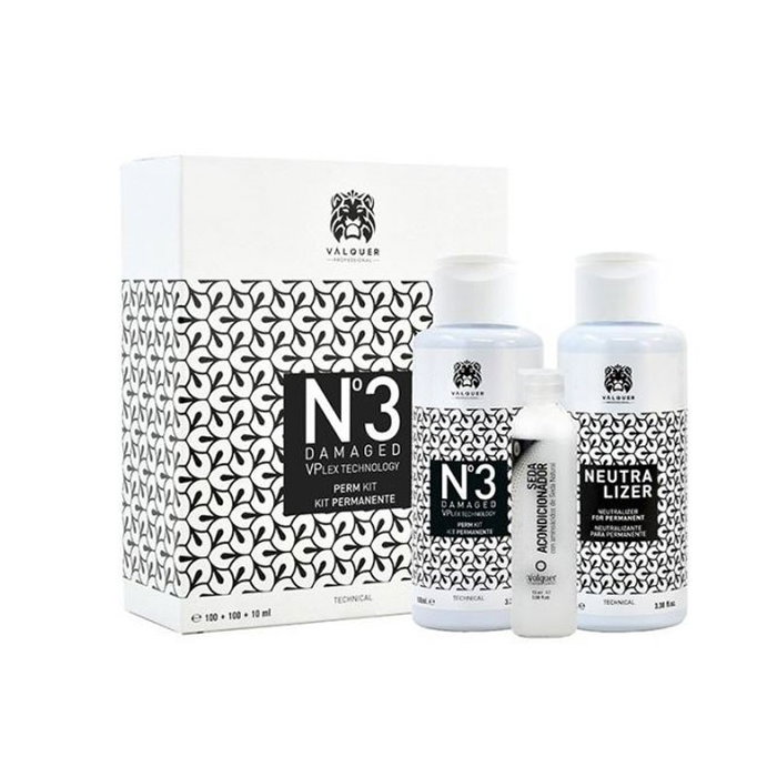 Valquer Nº3 Kit Permanente Cabellos Dañados 210 ml
