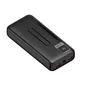 Leotec LEPOW20W22K Power Bank 20000 mAh 22.5W PD/QC 3.0 Batería Externa con Puertos USB-C (20W) + 2 USB-A (22.5W), Pantalla Digital y Carga Rápida - Negro
