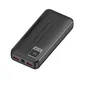 Leotec LEPOW20W22K Power Bank 20000 mAh 22.5W PD/QC 3.0 Batería Externa con Puertos USB-C (20W) + 2 USB-A (22.5W), Pantalla Digital y Carga Rápida - Negro