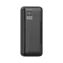 Leotec LEPOW20W22K Power Bank 20000 mAh 22.5W PD/QC 3.0 Batería Externa con Puertos USB-C (20W) + 2 USB-A (22.5W), Pantalla Digital y Carga Rápida - Negro
