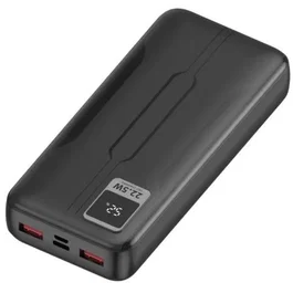 Leotec Powerbank 20000mAh 22,5W PD20W Negro con 1 USB-C y 2 USB-A Incluye USB-A a USB-C