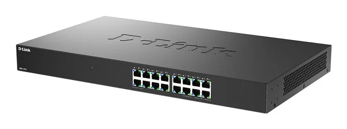 D-Link DMS-1016/E Switch No Gestionado L2+ con 16 Puertos Ethernet 2.5G (100/1000/2500 Mbps), Negro, Diseño sin Ventilador y Kit para Rack D-Link DMS-1016/E Switch No Gestionado L2+ con 16 Puertos Ethernet 2.5G (100/1000/2500 Mbps), Negro, Diseño sin Ventilador y Kit para Rack
