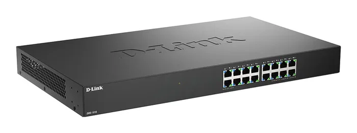 D-Link DMS-1016/E Switch No Gestionado L2+ con 16 Puertos Ethernet 2.5G (100/1000/2500 Mbps), Negro, Diseño sin Ventilador y Kit para Rack D-Link DMS-1016/E Switch No Gestionado L2+ con 16 Puertos Ethernet 2.5G (100/1000/2500 Mbps), Negro, Diseño sin Ventilador y Kit para Rack