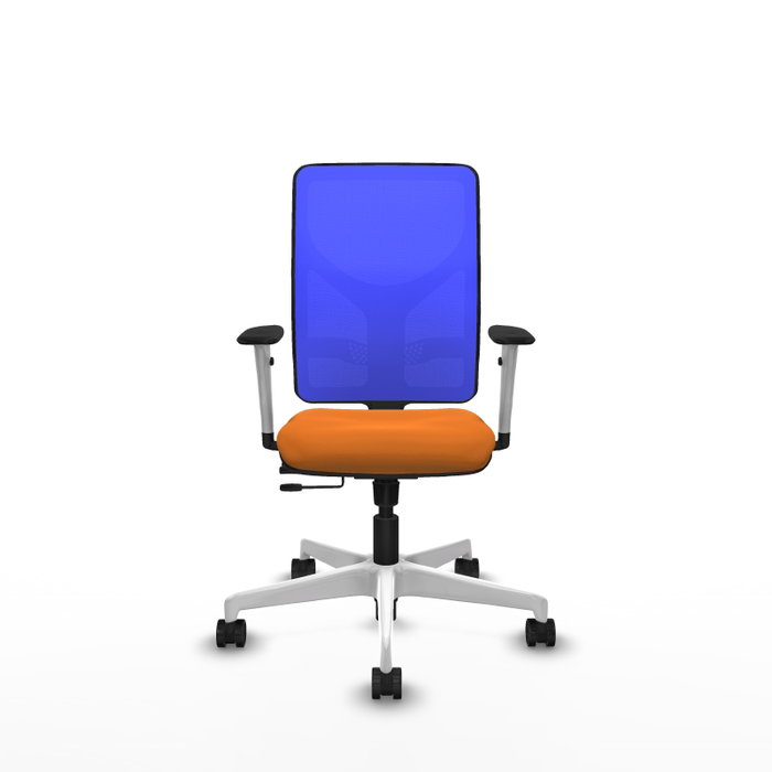PIQUERAS Y CRESPO Silla de oficina Motilla Naranja/Azul PIQUERAS Y CRESPO Silla de oficina Motilla Naranja/Azul