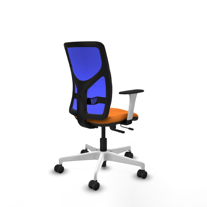 PIQUERAS Y CRESPO Silla de oficina Motilla Naranja/Azul PIQUERAS Y CRESPO Silla de oficina Motilla Naranja/Azul
