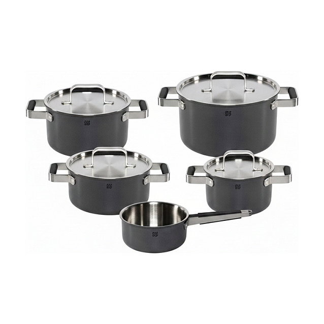 Zwilling Pure Kochgeschirrset 5-tlg. 18/10 Grau Zwilling Pure Kochgeschirrset 5-tlg. 18/10 Grau