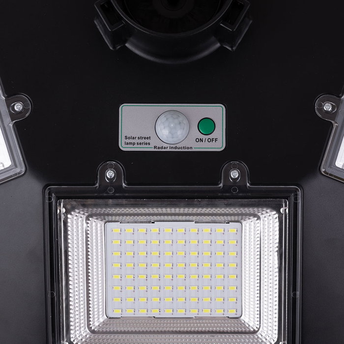 Luminaria Solar LED 250W 6000K Blanco Frío IP67 con Sensor de Movimiento