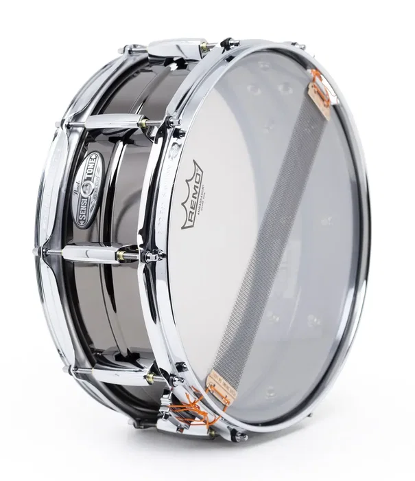 Pearl Caja 14 X 5" Sensitone Brass (1 Mm) - Black Chrome