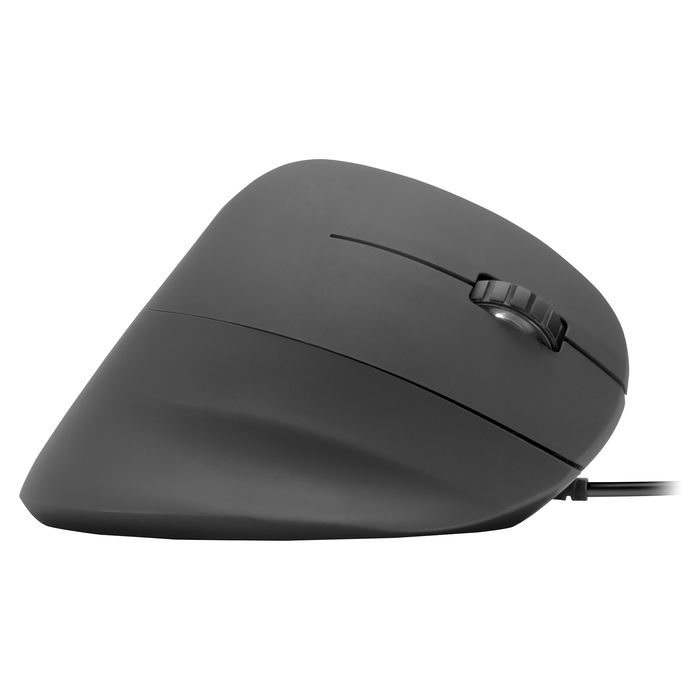 Speedlink PIAVO Ratón Vertical Ergonómico USB Óptico Negro 2400 DPI