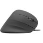 Speedlink PIAVO Ratón Vertical Ergonómico para Mano Derecha, 2400 DPI, Negro