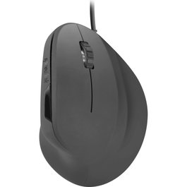 Speedlink PIAVO Ratón Vertical Ergonómico para Mano Derecha, 2400 DPI, Negro