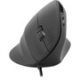 Speedlink PIAVO Ratón Vertical Ergonómico para Mano Derecha, 2400 DPI, Negro