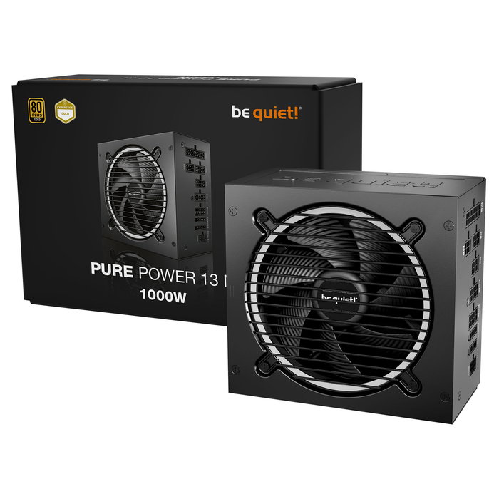 be quiet! Pure Power 13 M Fuente de Alimentación ATX 1000W 80 PLUS Gold Totalmente Modular ATX Negro