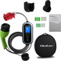Qoltec Cargador Portátil 2w1 Tipo 2 11kW 400V CEE 16A Wi-Fi 5m