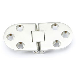 HERRAJES ALK Bisagra Latón Níquel 65/80 Con Freno Acabado Níquel Largo 80