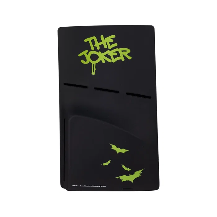 Blade Gaming JOK0002 Protector/Funda de Silicona para PlayStation 5 Slim Edición Disco - Licencia Oficial Joker - Color Negro y Verde