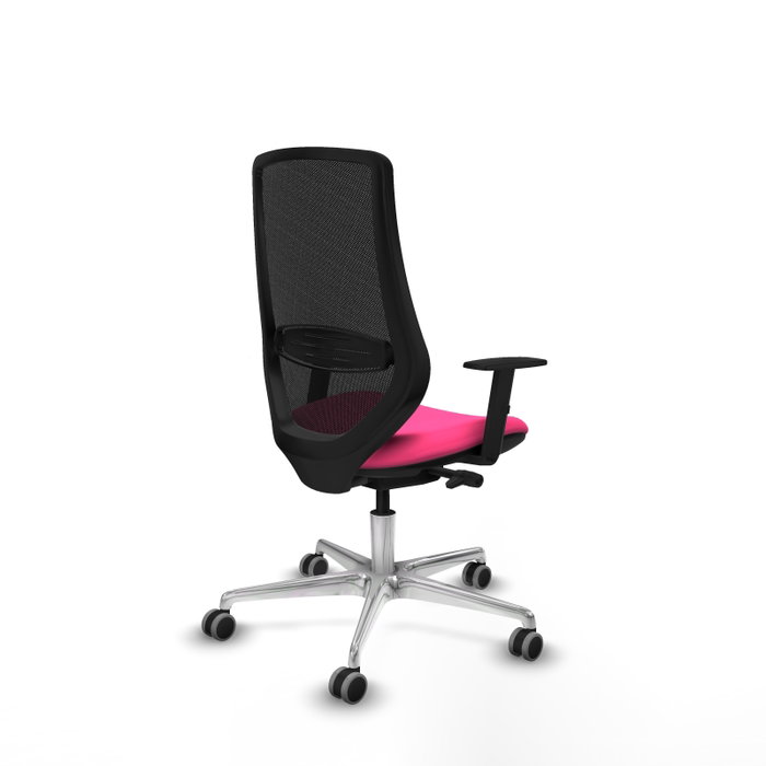 PIQUERAS Y CRESPO Silla de oficina Mardos Rosa/Negro