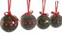 DKD Home Decor Bola Decoración Navidad Tradicional Verde Rojo 25x16x25 cm Set 14 piezas