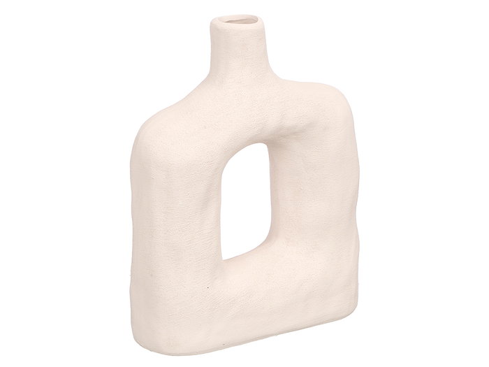 GIFTDECOR Jarrón Sahara Moderno Agujero Blanco GIFTDECOR Jarrón Sahara Moderno Agujero Blanco