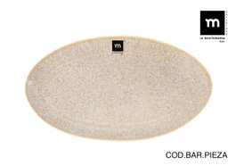 La Mediterranea Bandeja Calobra Crema 31.2x17.5cm