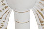DKD Home Decor Decoración de Pared Mariposa Decapé Blanco y Dorado