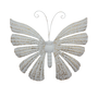 DKD Home Decor Decoración de Pared Mariposa Decapé Blanco y Dorado