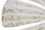DKD Home Decor Decoración de Pared Mariposa Decapé Blanco y Dorado
