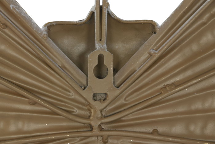 DKD Home Decor Decoración de Pared Mariposa Decapé Blanco y Dorado