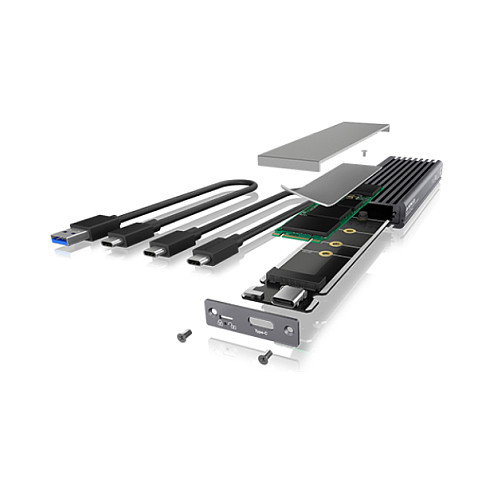 ICY BOX IB-1817MC-C31 Caja Externa para SSD M.2 Gris