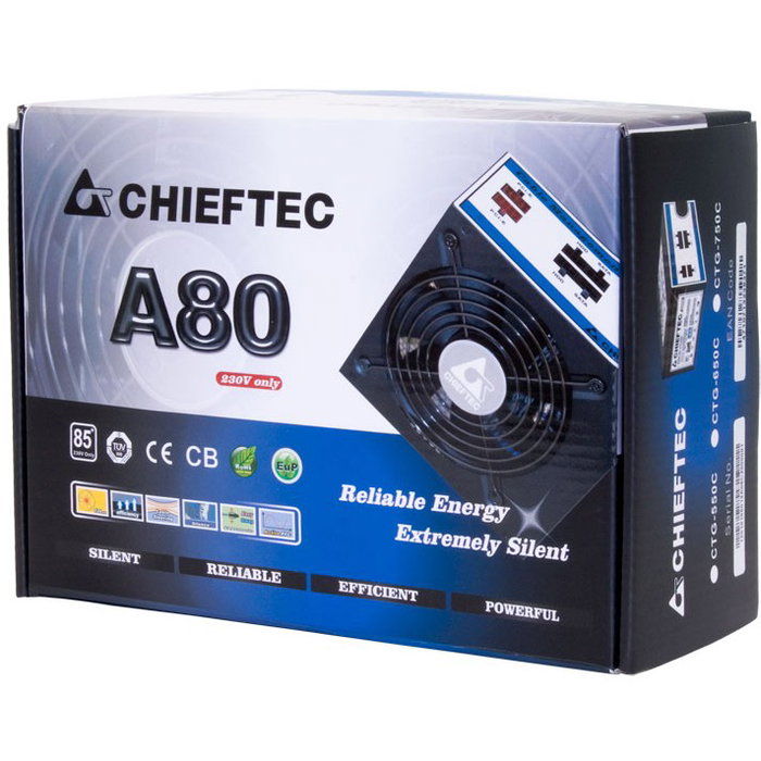 Chieftec CTG-750C Serie A-80 750W Chieftec CTG-750C Serie A-80 750W