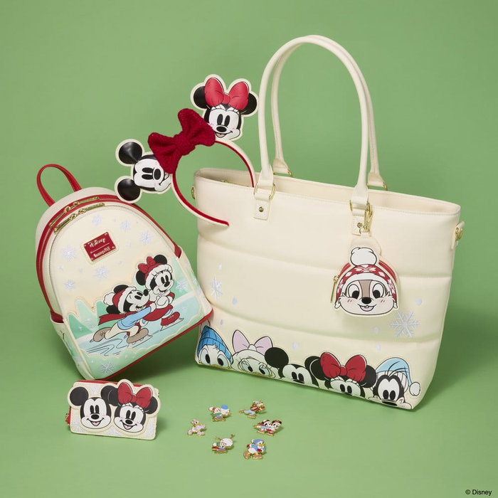 Loungefly Diadema Mickey & Minnie con Lazo de Punto Loungefly Diadema Mickey & Minnie con Lazo de Punto