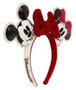 Loungefly Diadema Mickey & Minnie con Lazo de Punto