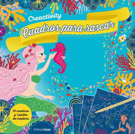 TIMUN MAS Creactivity. Sirenas. Cuadros para rascar