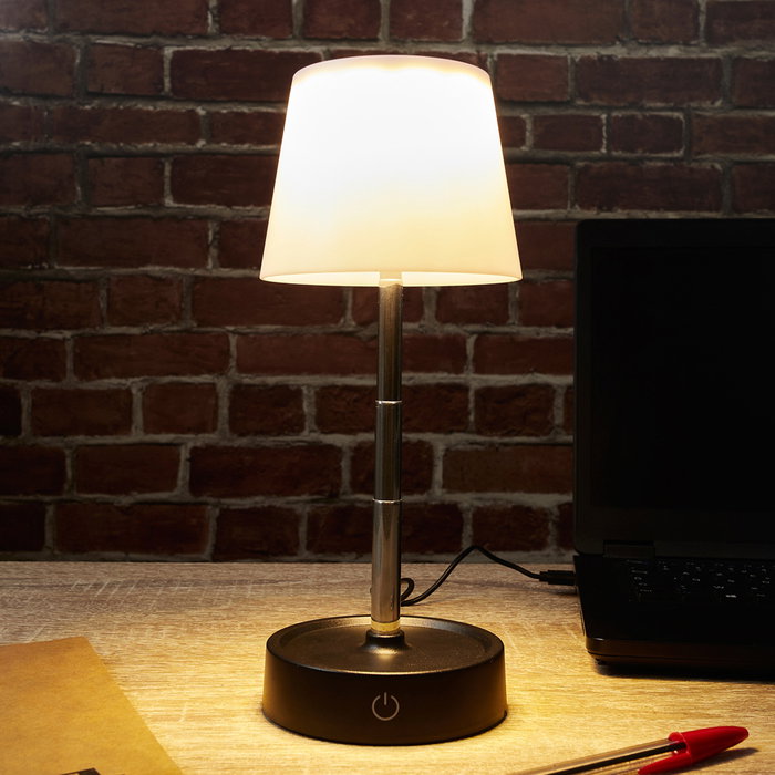 Home Deco Factory Lámpara Telescópica Táctil USB Plástico