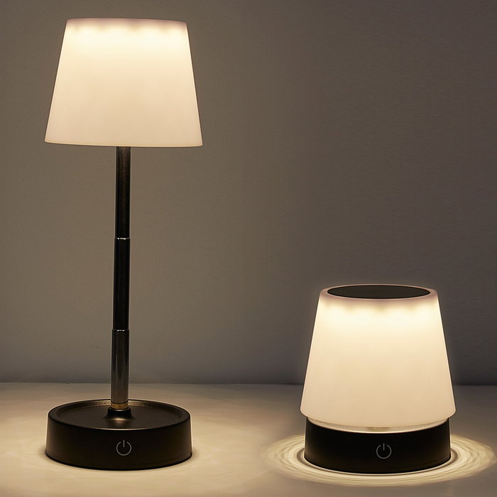 Home Deco Factory Lámpara Telescópica Táctil USB Plástico