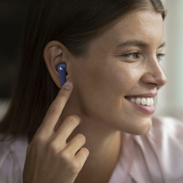 HAMA Freedom Light II Auriculares con Micrófono Azul (00221754)