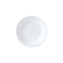 STEELITE Plato Llano Simplicity 19 cm - Vajilla de Hosteleria, Coleccion Simplicity, Blanco, No Apto Lavavajillas (Set de 24)
