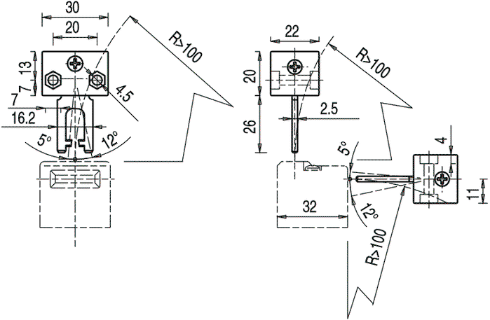 PIZZATO ELETTRICA Llave elástica FS