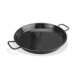 Paelleras El Cid Paellera Valenciana de Hierro Esmaltado para Cocina, Diámetro 38 cm
