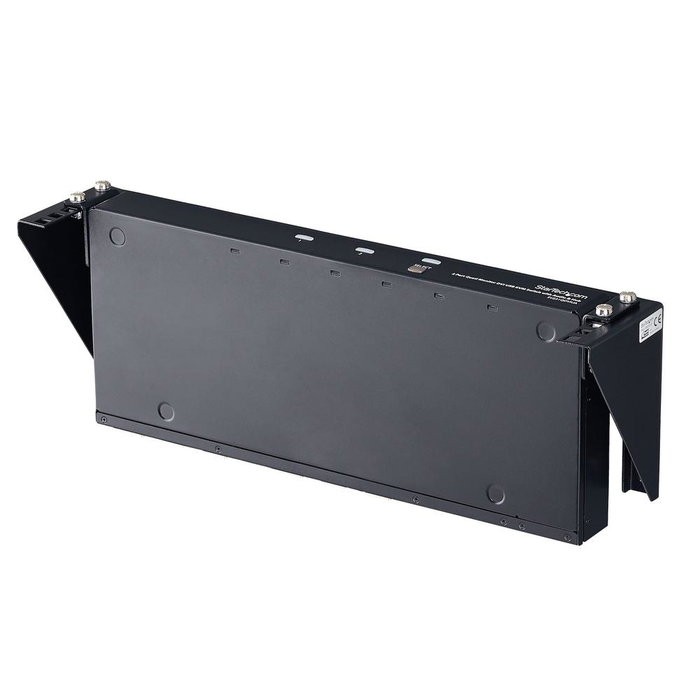 Startech Bracket Vertical de Montaje en Pared 2U para Rack 19 Pulgadas, Soporte de Acero para Equipos de Red y Servidores